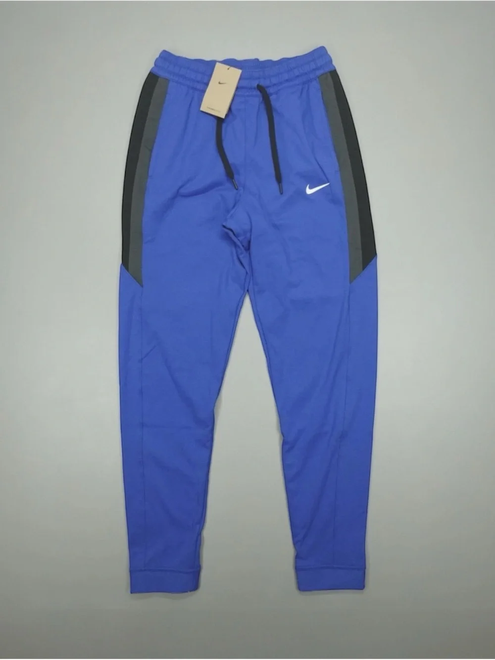 Nike Therma-Fit Men’s Athletic Sweatpants FD1133-496 blue black size L Large NEW